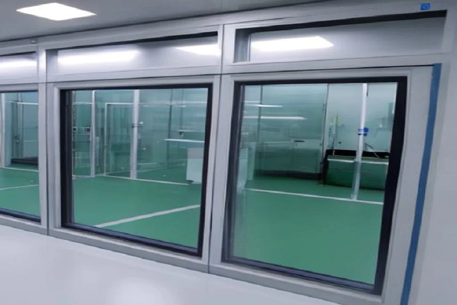 What are clean room viewing windows and their main applications?