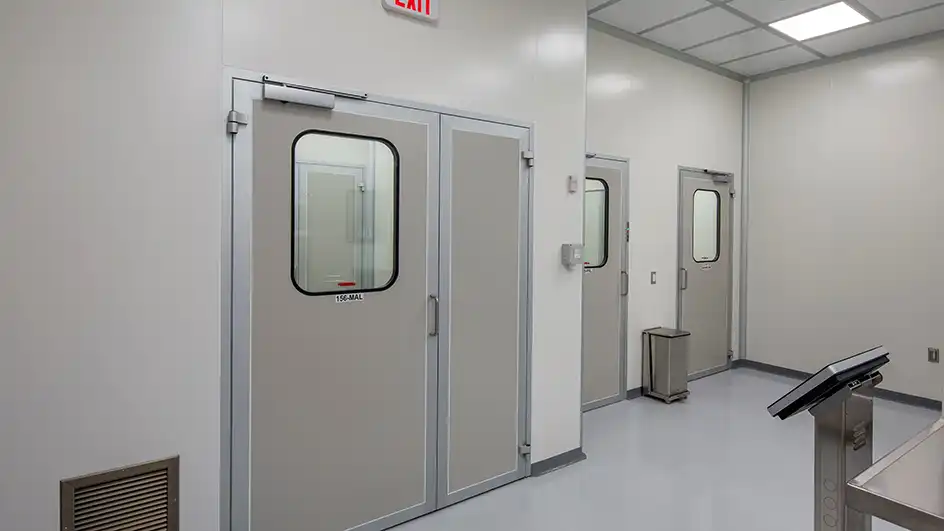 design of cleanroom doors