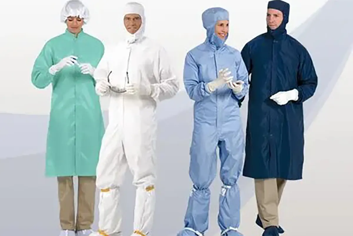 لباس یکسره آنتی استاتیک اتاق تمیز