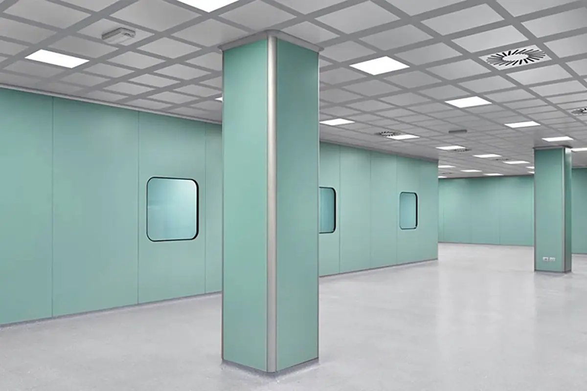 دیوار اتاق تمیز باید چگونه باشد؟