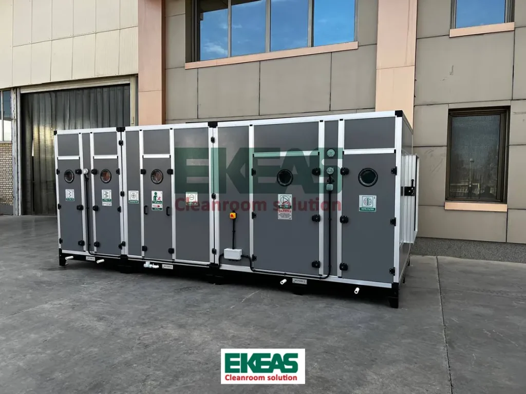اجزای تشکیل‌ دهنده هواساز مخصوص اتاق تمیز